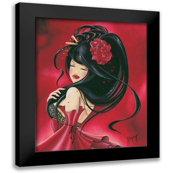 Rhumeur, Aurelie 20x24 Black Modern Framed Museum Art Print Titled - Preciously Lilou