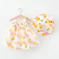 thumbnail image 1 of Rhuody 12-18 Months Cute Clothes For Baby Girls Fall Winter Round Neck Sleeveless Sundress Bunny Pattern Fashion Flower Girl Dress Classic Playsuit A, 1 of 3