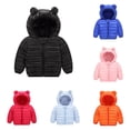 thumbnail image 1 of Rhuody Boys Coats 3-4 Years Winter Long Sleeve Cartoon Graphic Hooded Zipper Windproof Jacket Retro Playwear, 1 of 4
