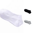 thumbnail image 1 of Rhuody Boys Girls Socks Kids Breathable Short For Sports School Daily Wear Soft Comfortable Ankle Socks White, 1 of 6