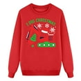 thumbnail image 1 of Rhuody Boys Sweatshirt Kids Christmas Sweatshirt Xmas Santa Dinosaur Graphic Shirt Long Sleeve Pullover Outfit Tops Casual Tops Red 5-6 Years, 1 of 3