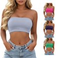 thumbnail image 1 of Rhuody Bras Strapless Bandeau Bra Wireless Stretchy Seamless Nonâ Lining Ladies UnderâGarment Trend Casual Undergarment, 1 of 5