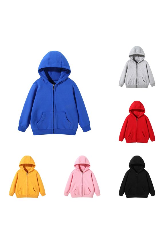 Girl Coats 4-5 Years Winter Long Sleeve Hoodie Pullover Sweatshirt Cartoon Graphic Jacket Outerwear Leisure Playwear
