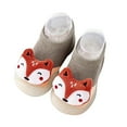 thumbnail image 1 of Rhuody Girls Dress Shoes Summer And Autumn Dinosaur Puppy Pattern Children Mesh Floor Lightweight Feetwear Grey 12-18 Months, 1 of 3