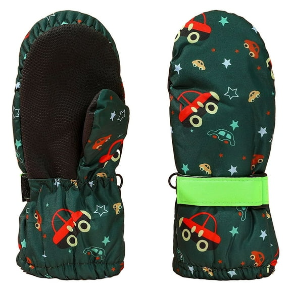 Rhuody Gloves For Boys Girls Kids Winter Gloves Snow Ski Thermal Insulated Gloves For Toddler Children Youth For Cold Weather Ligtweight Simple Style Daily Wear Gn2 2-4 Years