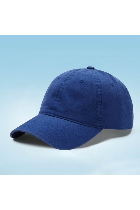 Hat Outdoor Basecaps Adjustable Trendy Sports Hats For Relaxed Leisure Wear With Curved Brim And Dome Design For Everyday And Seasonal Use Basic Wear Blue