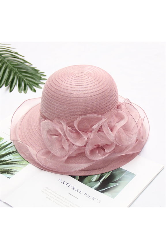 Hat Party Wedding Tea Fascinator Women'S Hat Bridal Baseball Caps Trend Accessories Pink