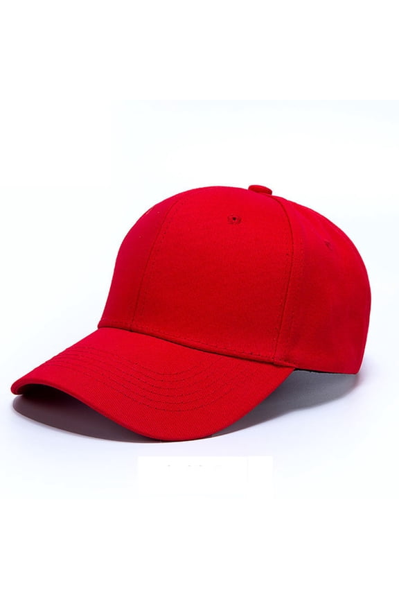 Hat Splice Visors Adjustable Washed Hole Unisex Denim Cap Baseball Visors Trend Accessories Red
