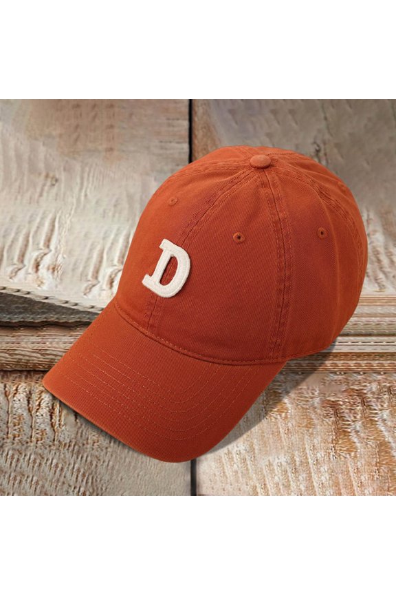 Hat Stylish Baseball Caps For Outdoor Activities Adjustable Round Top Design For All Seasons Handsome Accessories Orange