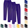 Rhuody Men'S Pants Empire Waist Straight Leg Solid Color Trousers With ...