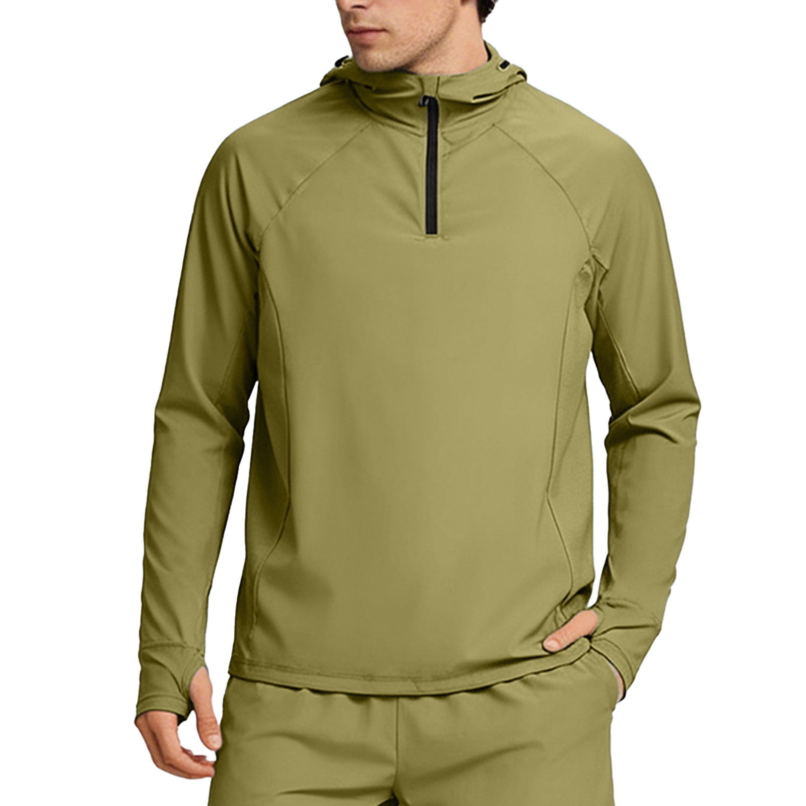 Rhuody Mne'S T Shirts Adult Referee Shirt V Neck Striped Sweatshirt Short Sleeved Top Simple Clothing Green L