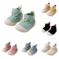 thumbnail image 1 of Rhuody Socks For Boys Girls Breathable Baby First Soft Sole Infant Shoes For Crawling And Early Walking Indoor And Outdoor Use Crew Socks Light Green, 1 of 4