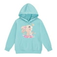 thumbnail image 1 of Rhuody Sweatshirt For Girl Bunny Print Pullover Sweatshirt Long Sleeve Crewneck Outerwear Warm Jacket For Autumn Winter Lovely Wear Sky Blue 4-5 Years, 1 of 4