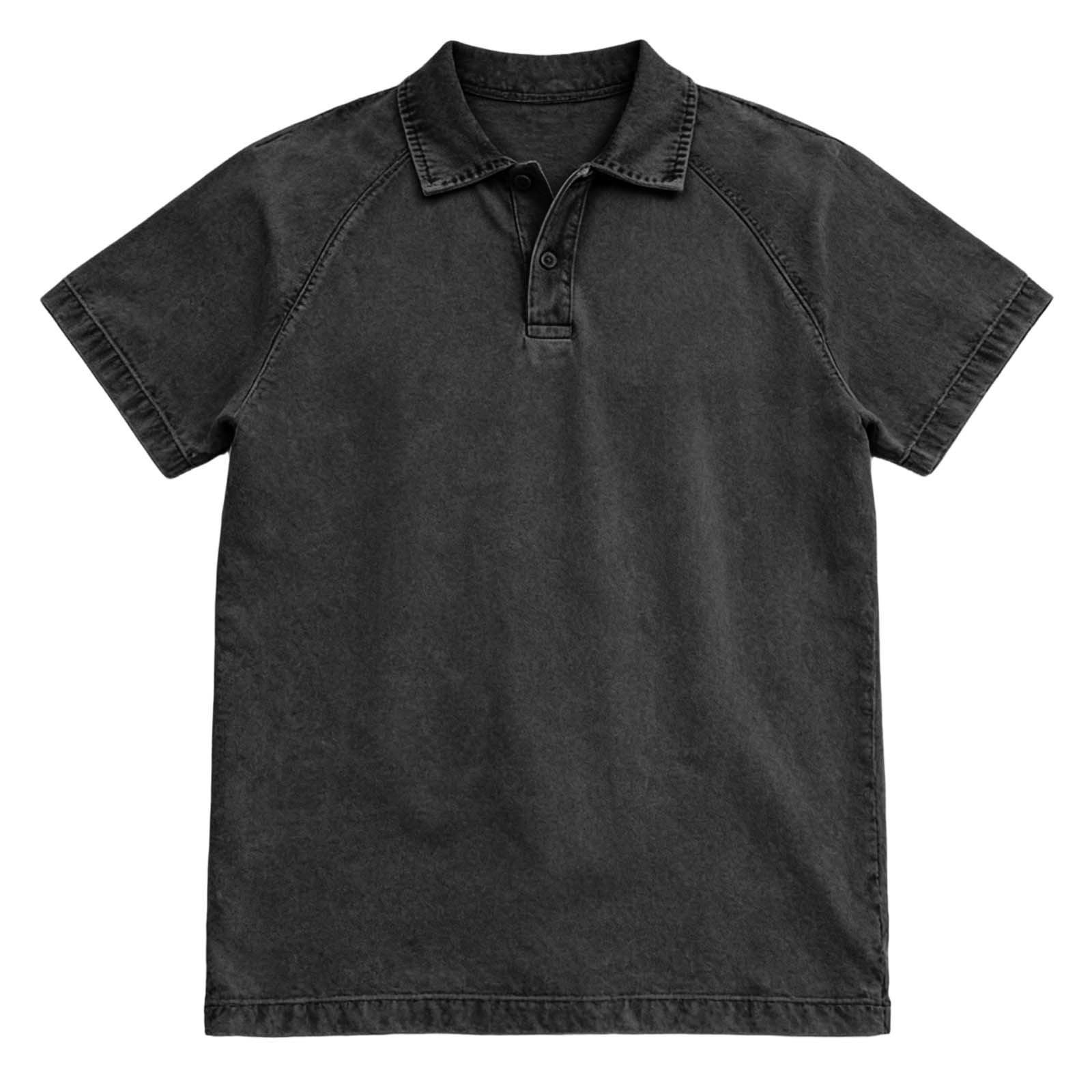 Rhuody T Shirts For Men Adult Referee Shirt V Neck Striped Sweatshirt Short Sleeved Top Retro Clothing Black M