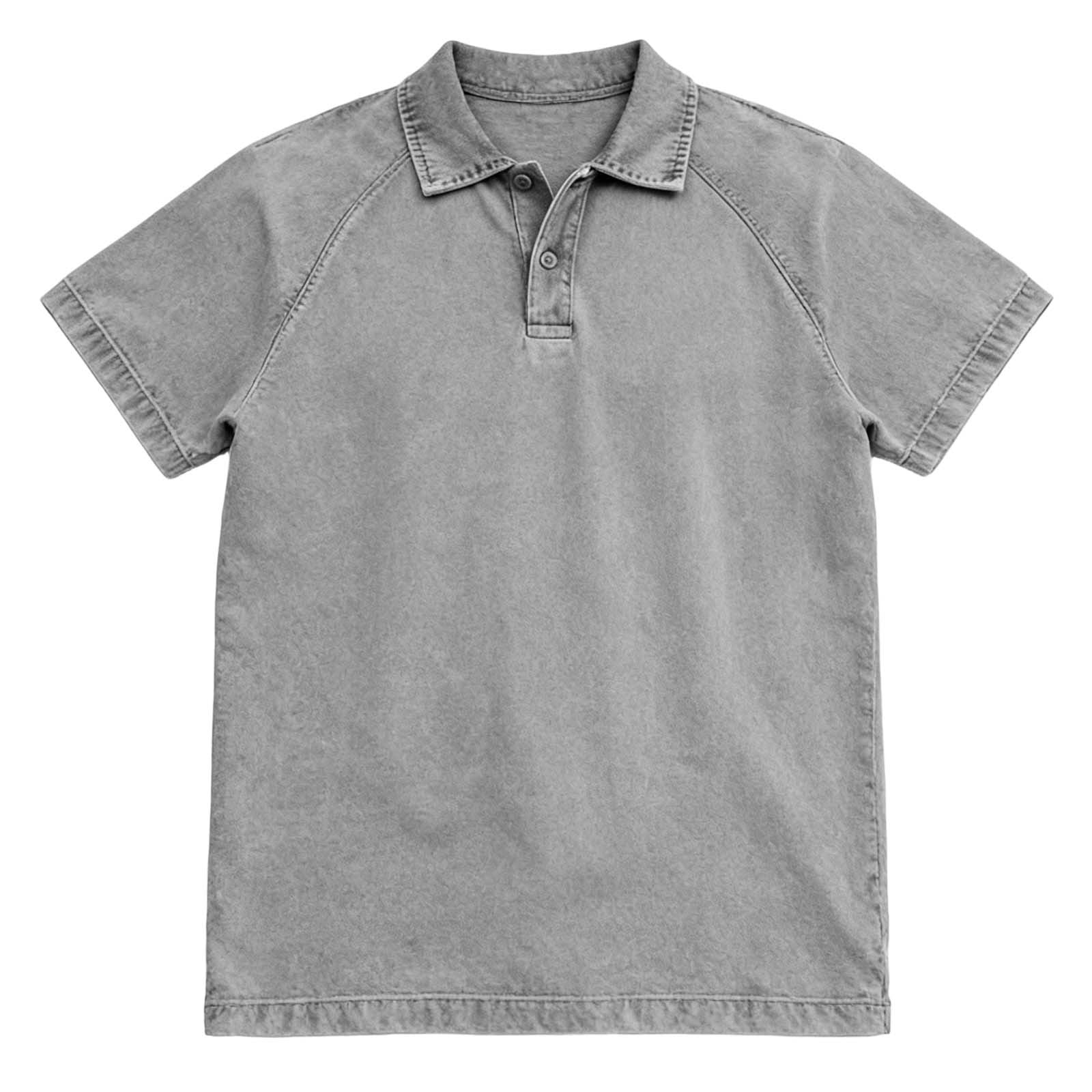 Rhuody T Shirts For Men Adult Referee Shirt V Neck Striped Sweatshirt Short Sleeved Top Versatile Clothing Grey S