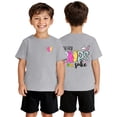 thumbnail image 1 of Rhuody Tops For Boy Easter T Shirt Crewneck Tee Cartoon Graphic Crewneck Blouse Trend Summer Wear 2-3 Years Grey, 1 of 3