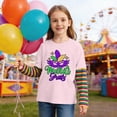 thumbnail image 1 of Rhuody Tops For Girl Short Sleeve T Shirt Cartoon Prints Tee Crewneck Tops Simple Girl Summer Clothing 5-6 Years Light Pink, 1 of 4