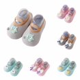thumbnail image 1 of Rhuody Unisex Socks For Boys Girls Baby Sole Soft Comfortable Toddler Grip Footies For Indoor Outdoor Play All Seasons Ankle Socks Grey1, 1 of 6