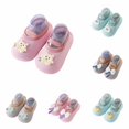 thumbnail image 1 of Rhuody Unisex Socks For Boys Girls Baby Sole Soft Comfortable Toddler Grip Footies For Indoor Outdoor Play All Seasons Ankle Socks Pink1, 1 of 6