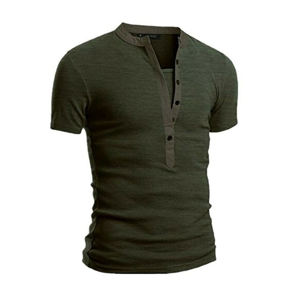 Rhuody t shirts for man Short Sleeve Crewneck Loose Fit For Everyday AndBasic For Summer And Fall Seasons TeeShirts Solid color Tops Soft Wear Green S