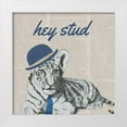 thumbnail image 1 of Rhyan, Vivien 12x12 White Modern Wood Framed Museum Art Print Titled - Stud Tiger, 1 of 4