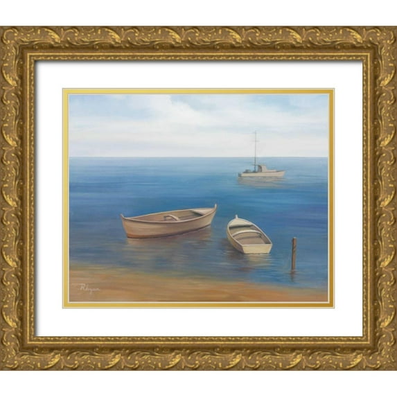Rhyan, Vivien 18x15 Gold Ornate Wood Framed with Double Matting Museum Art Print Titled - Northern Light