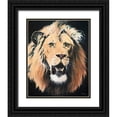 thumbnail image 1 of Rhyan, Vivien 26x32 Black Ornate Wood Framed with Double Matting Museum Art Print Titled - Lion, 1 of 4