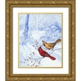 thumbnail image 1 of Rhyan, Vivien 26x32 Gold Ornate Wood Framed with Double Matting Museum Art Print Titled - Nature in Winter II, 1 of 4