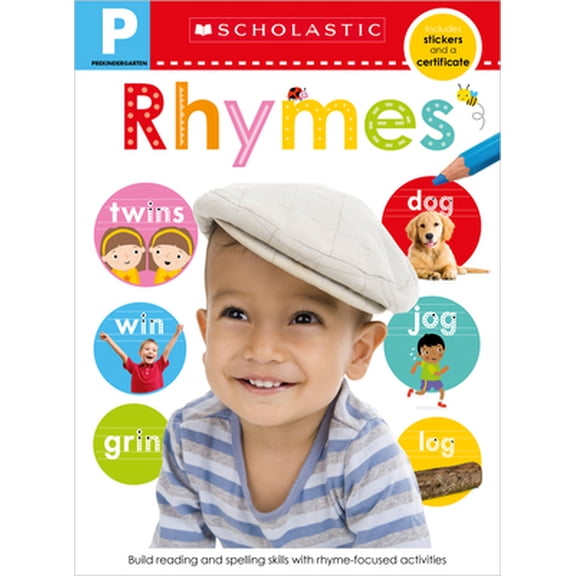 Pre-Owned Rhymes Pre-K Workbook: Scholastic Early Learners (Skills Workbook) (Paperback) 1338304917 9781338304916