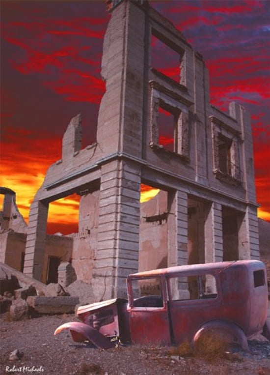 Rhyolite Canvas Art - Robert Michaels (13 x 18)