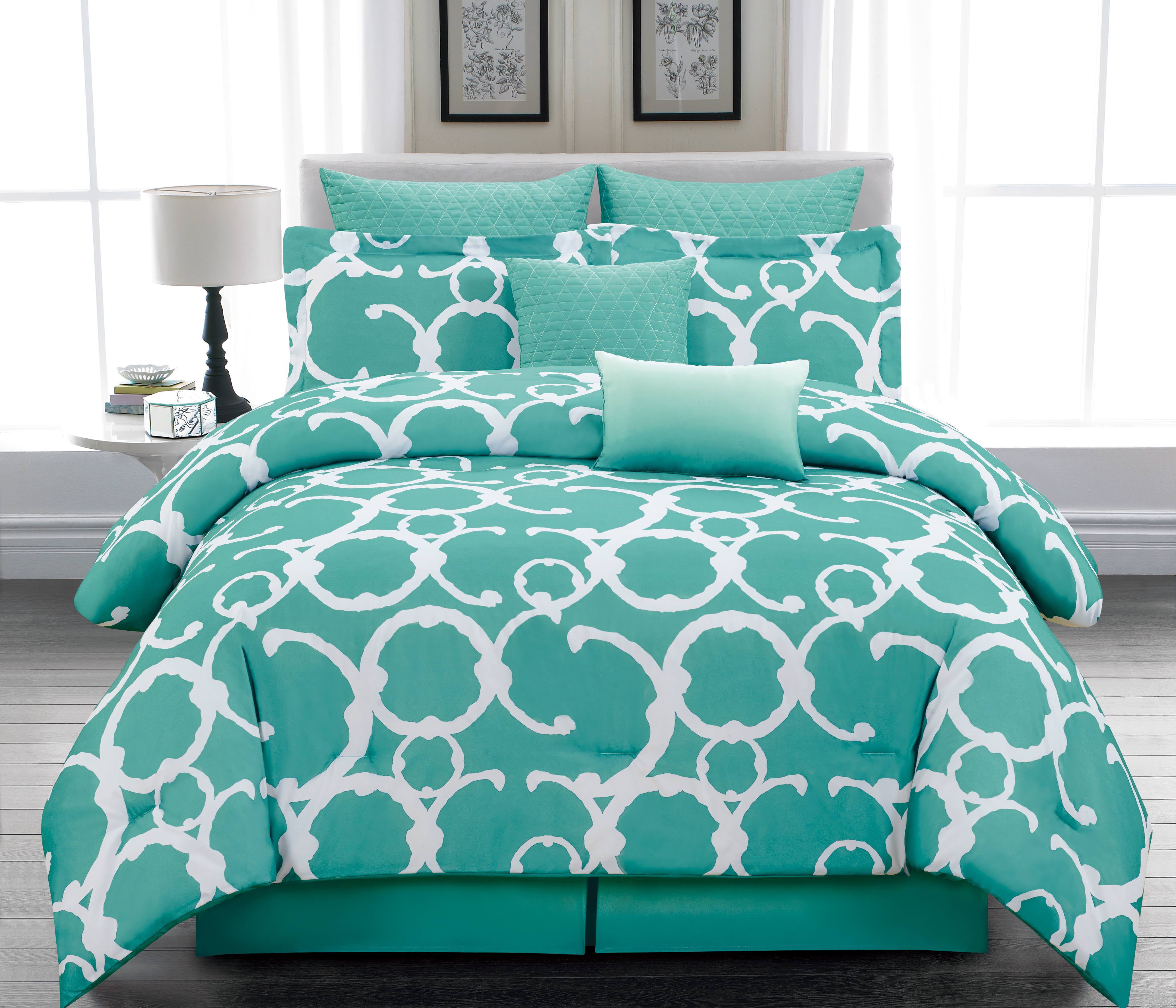 Rhys Geometric 7 Piece Comforter Set