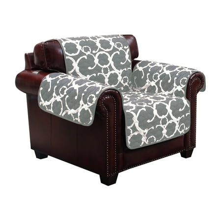 Rhys Reversible Water Resistent Chair Cover in Grey