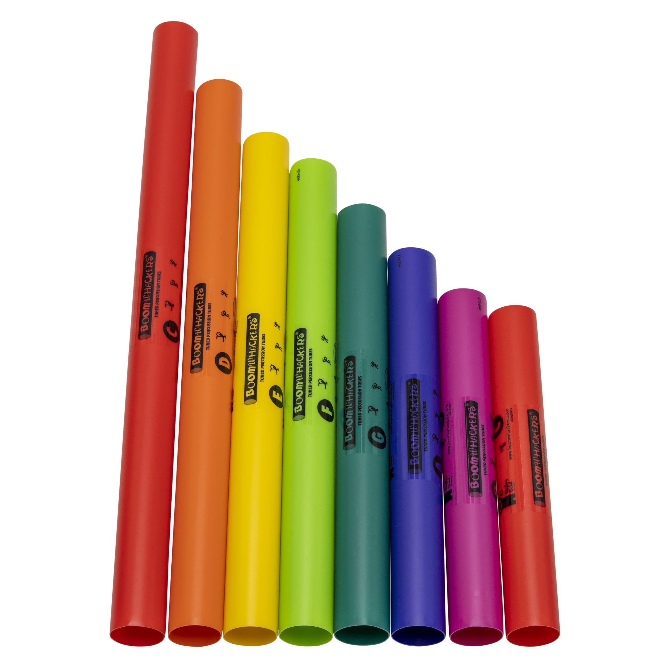GREG & STEVE Rhythm Band Boomwhackers 8 Note Diatonic Set
