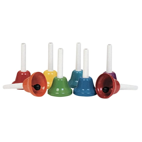Rhythm Band 8-Note Handbell Set, 8 Pieces