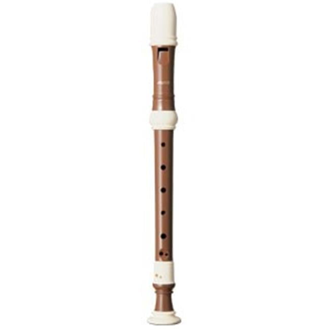 Rhythm Band Instruments A703B Aulos Haka Series Soprano Recorder, Light Brown - 3 Piece
