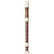 إيقاع الفرقة الآلات A703B Aulos Haka Series Soprano Recorder ، بني فاتح - 3 قطعة