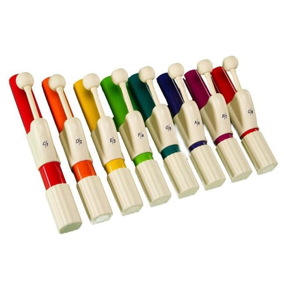 Rhythm Band Instruments CNC8 Student Diatonic Handchimes, Set of 8