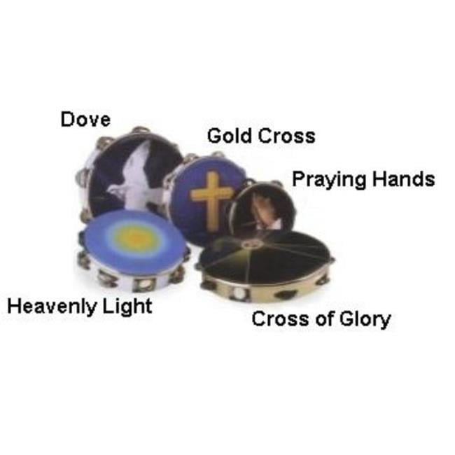 Rhythm Band Instruments TA9108-17 8 in. Heavenly Light Tambourine - 8 Pairs of Jingles