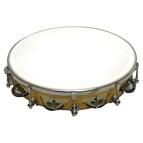 Rhythm Band Tunable Tambourine 9 Pair Jingles Rb930Fj