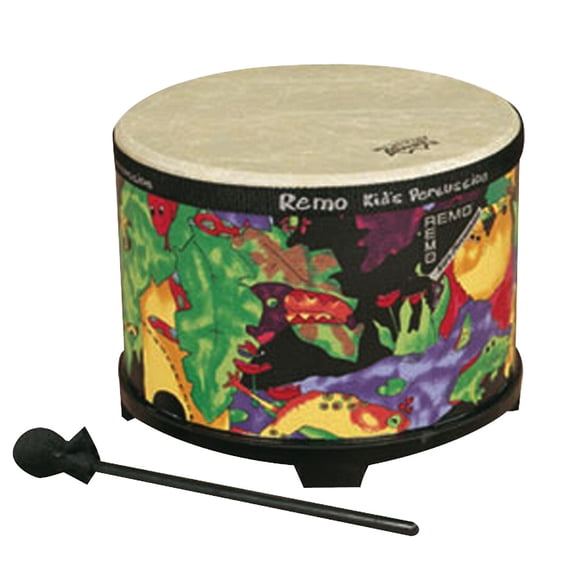 Rhythm Band Remo Kids Floor Tom Drum, 7.5 D x 10 H In.