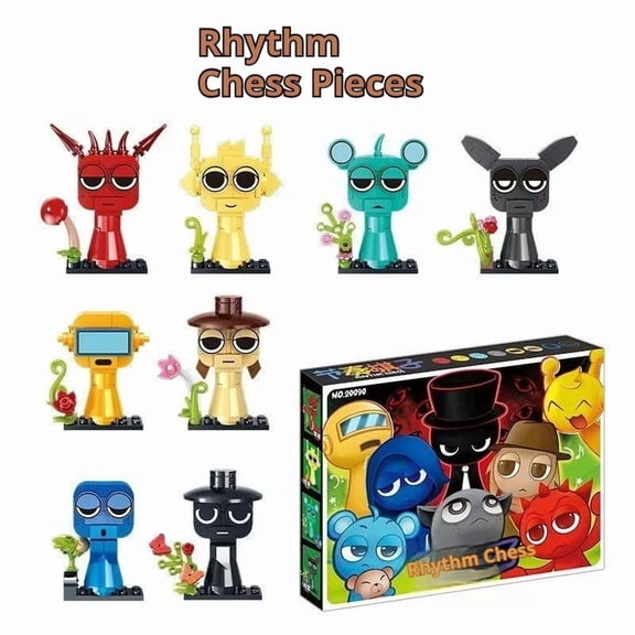Rhythm Chess 8-in-1 Building Block Set Puzzle Toy Educational Building Toy Holiday Gift First Choice (300 pcs)