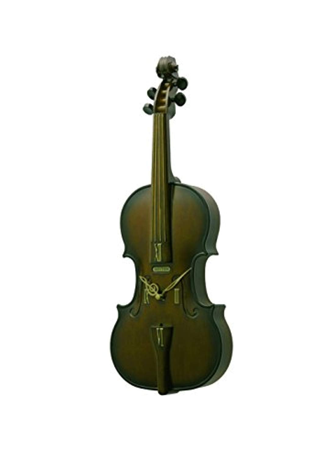 Rhythm Clocks "Fiddler" Wooden Musical Clock