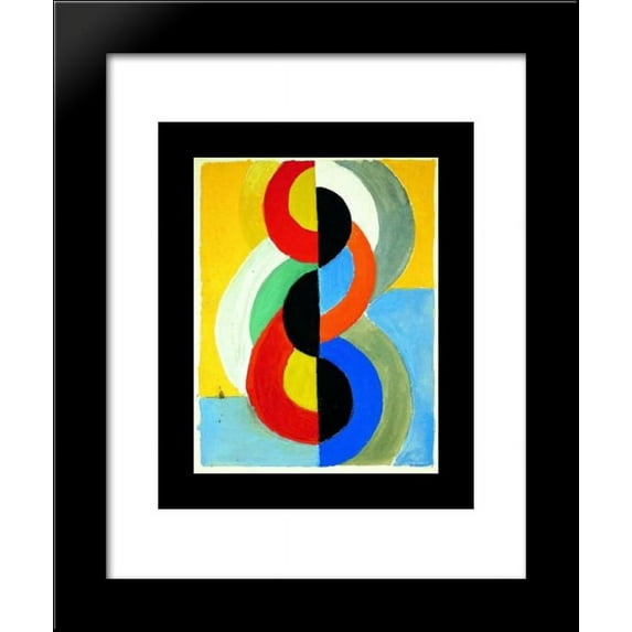 Rhythm Color 20x24 Framed Art Print by Robert Delaunay