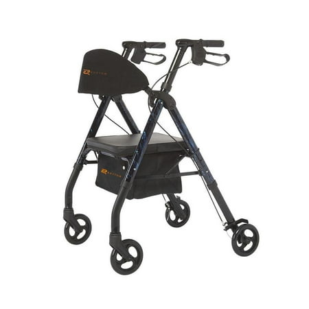Rhythm Healthcare Mobility Aids Royal Universal Aluminum 4 Wheel Rollators (Laser Blue)
