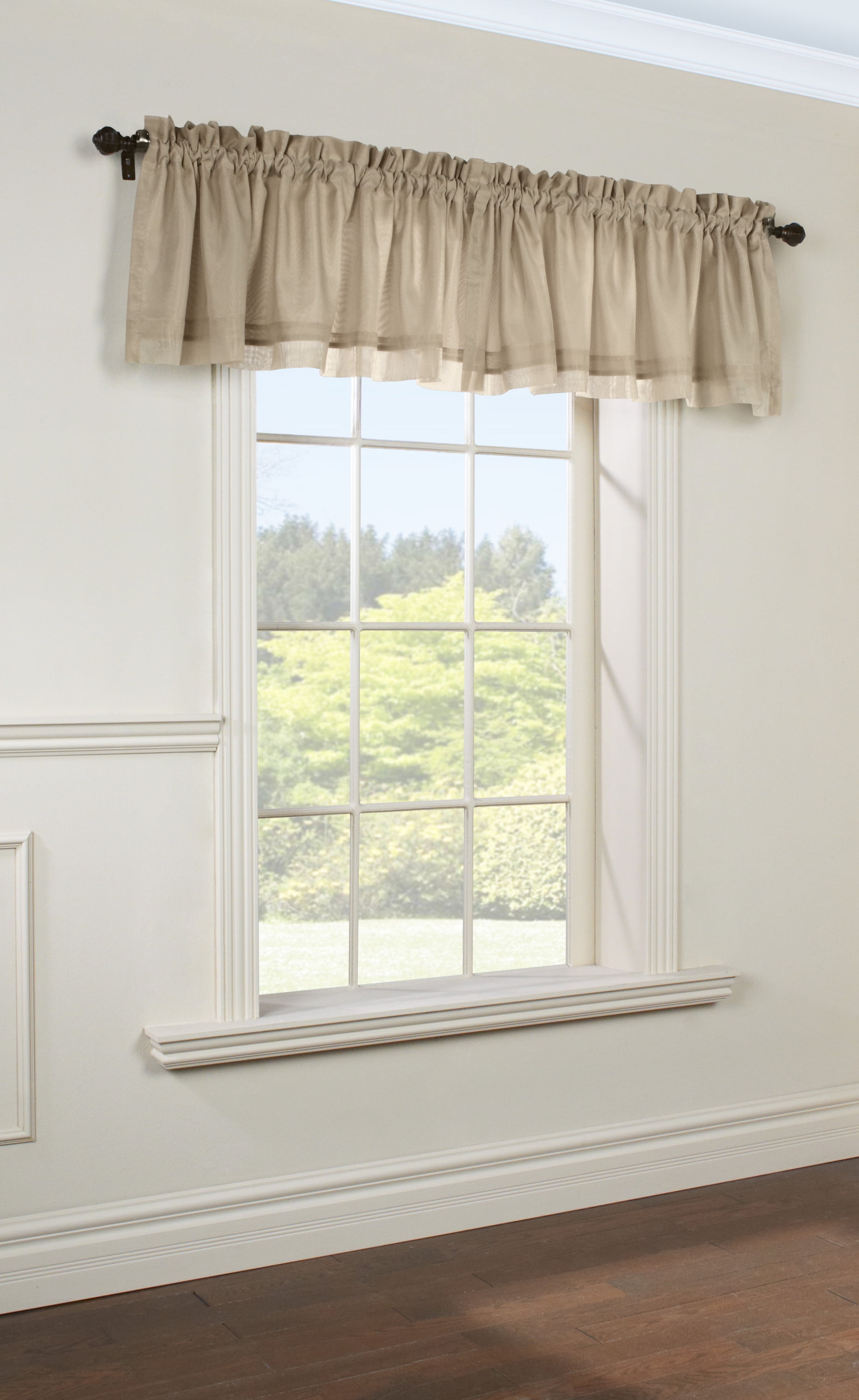 Rhythm Lined Rod Pocket Tailored Valance 54
