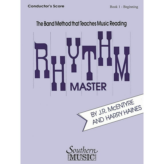 Southern Rhythm Master - Book 1 (Beginner) (Baritone B.C.) Southern Music Series Composed by Harry Haines