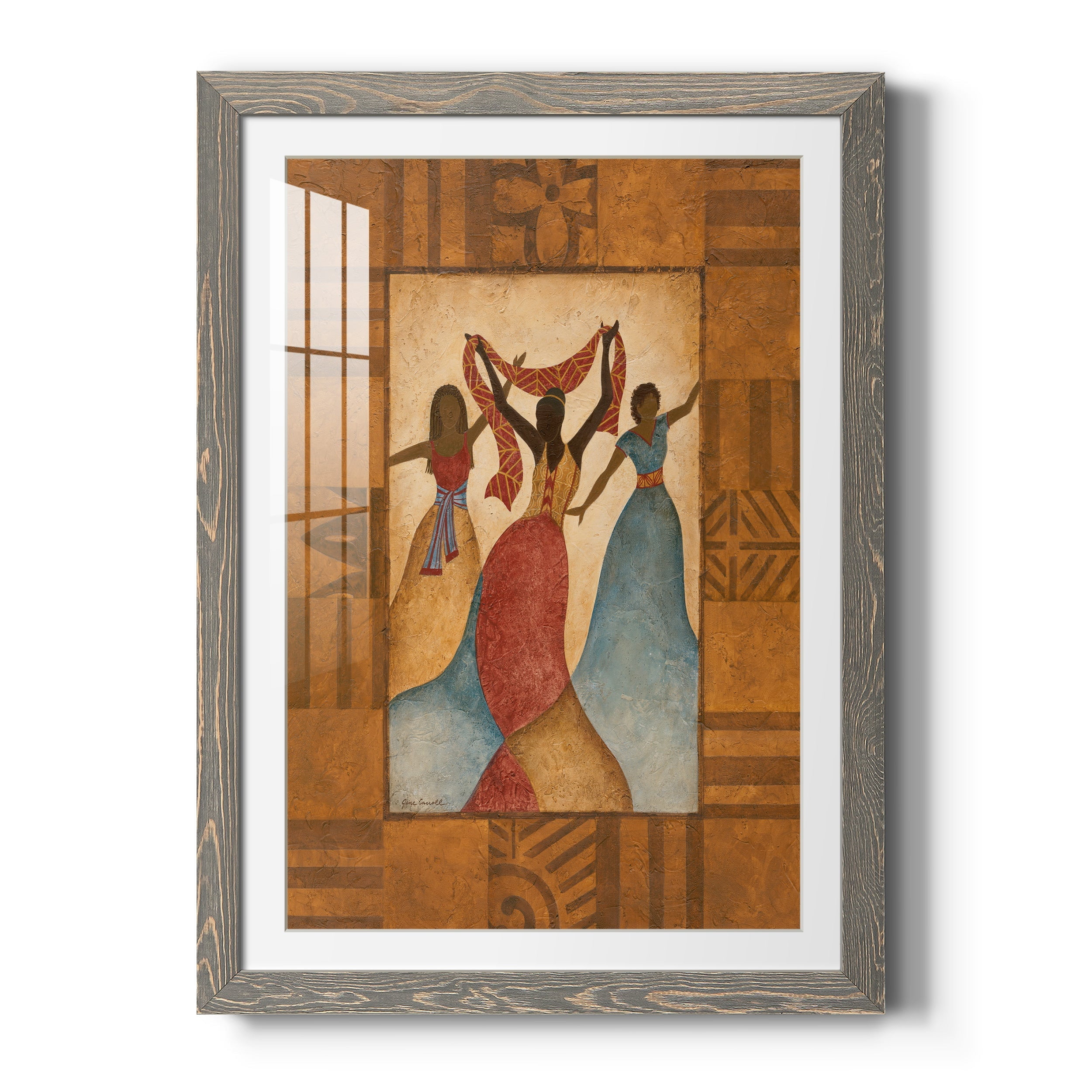 Rhythm - Premium Framed Print - Distressed Barnwood Frame - Ready to Hang