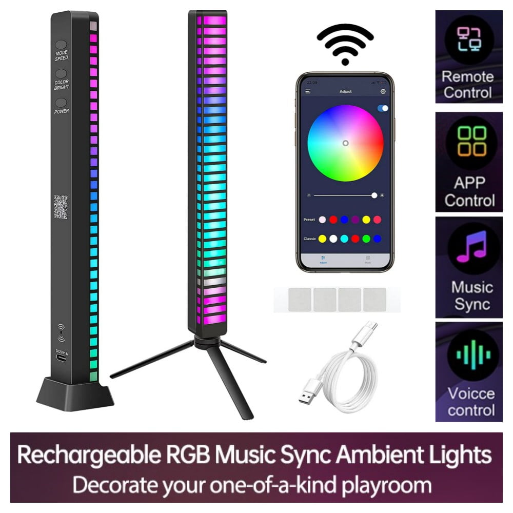 Rhythm RGB Light Bar Smart Light Music Sync Light Bars Color Changing LED Light Bar APP