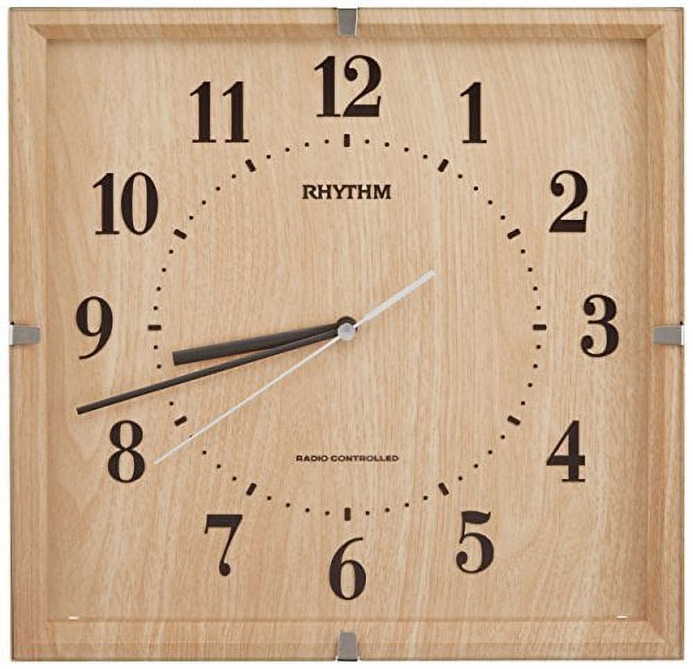 Rhythm (RHYTHM) Wall Clock Radio Analog Lively Emily Continuous Second