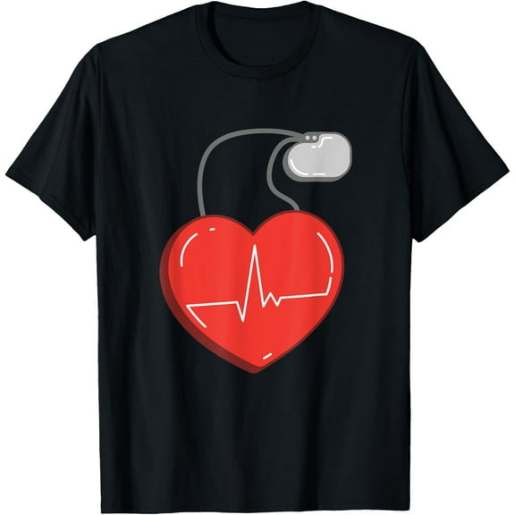 Rhythm T-Shirt ICD Heart Electrocardiogram